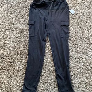 NWT Ultra Flirt black leggings Sz large